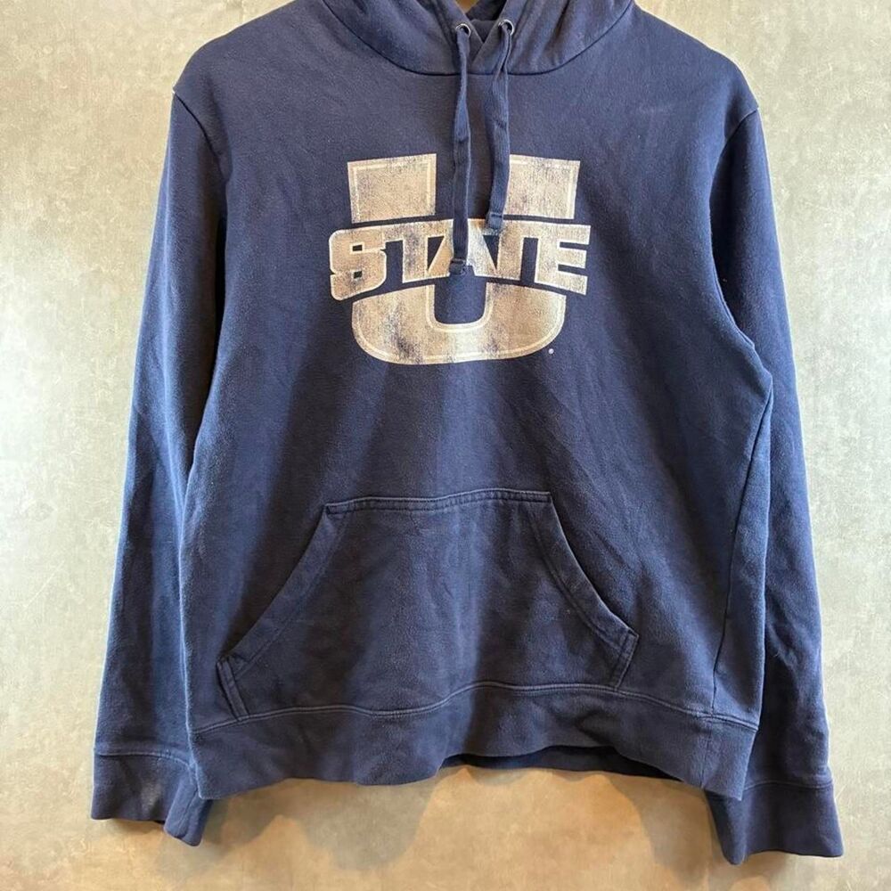 Fanatics Men's Navy and Blue Hoodie